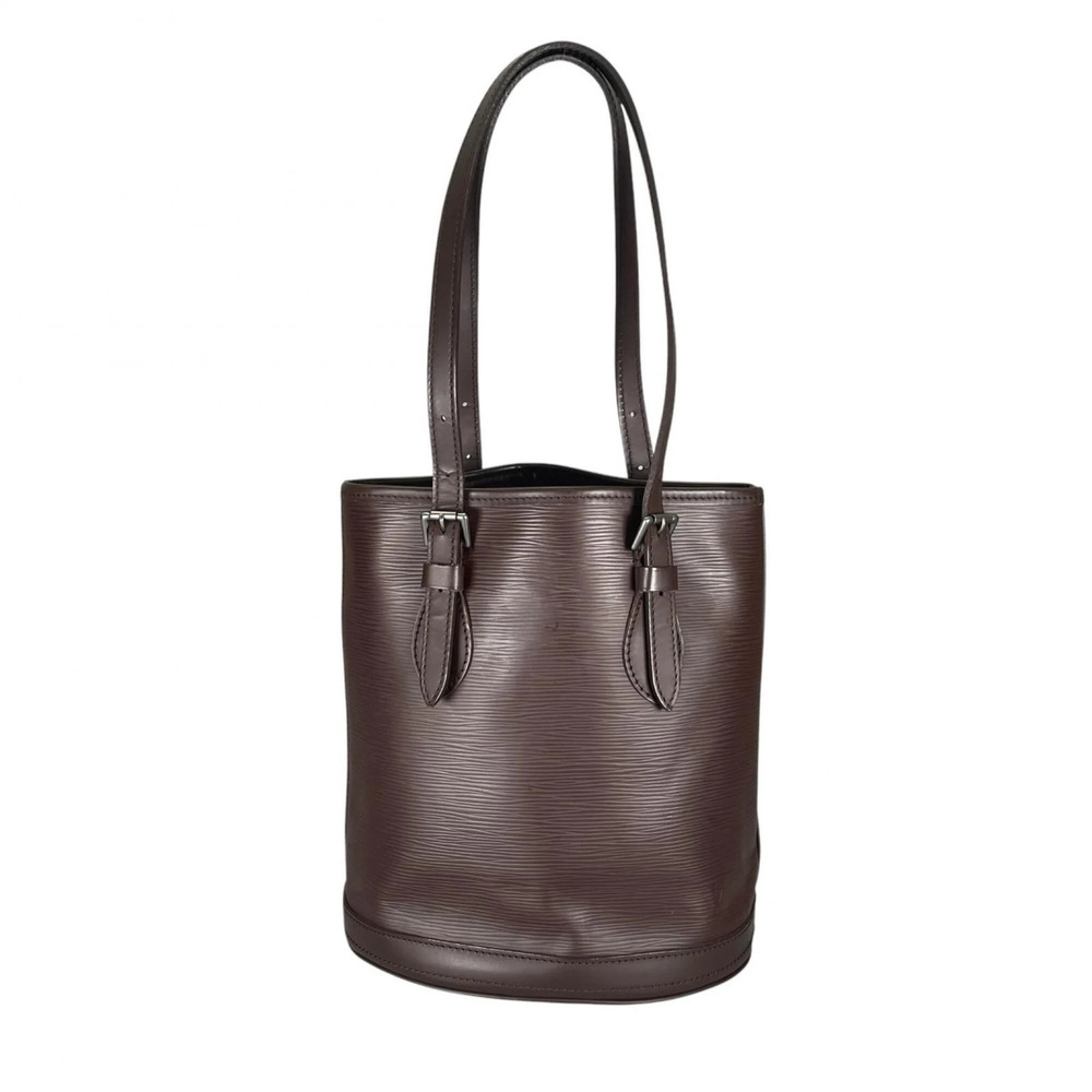 LOUIS VUITTON Brown Leather Tote Bag - Picture 1 of 16